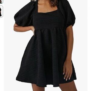 FP Movement by Free People Black Mini Dress